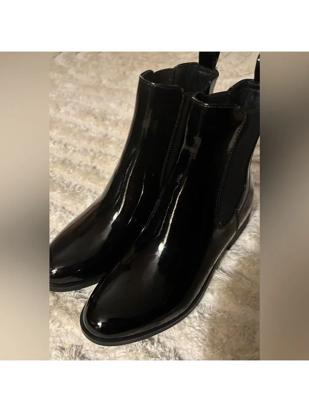 Black Chelsea Boots Size 7
